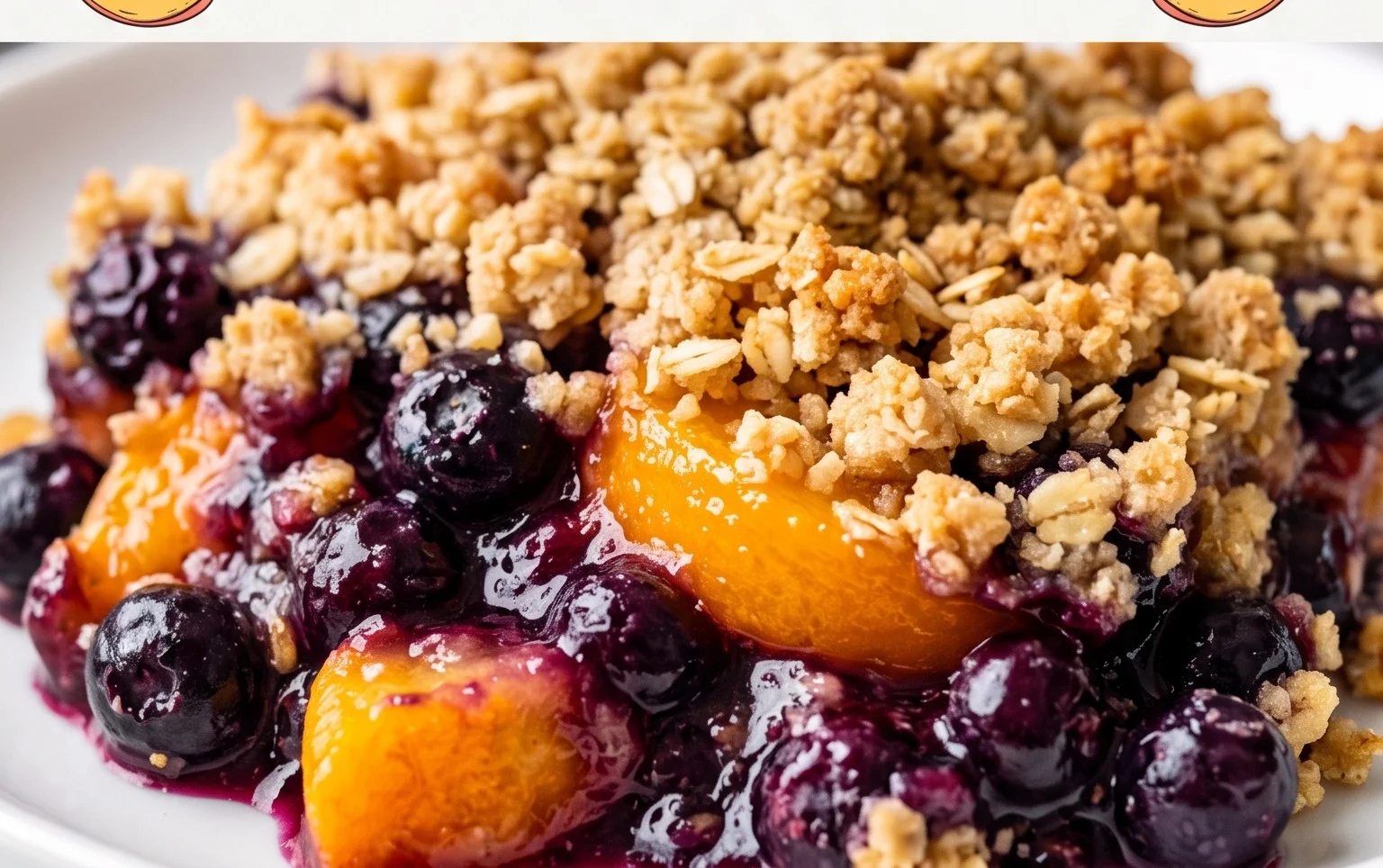 Blueberry Peach Crumble