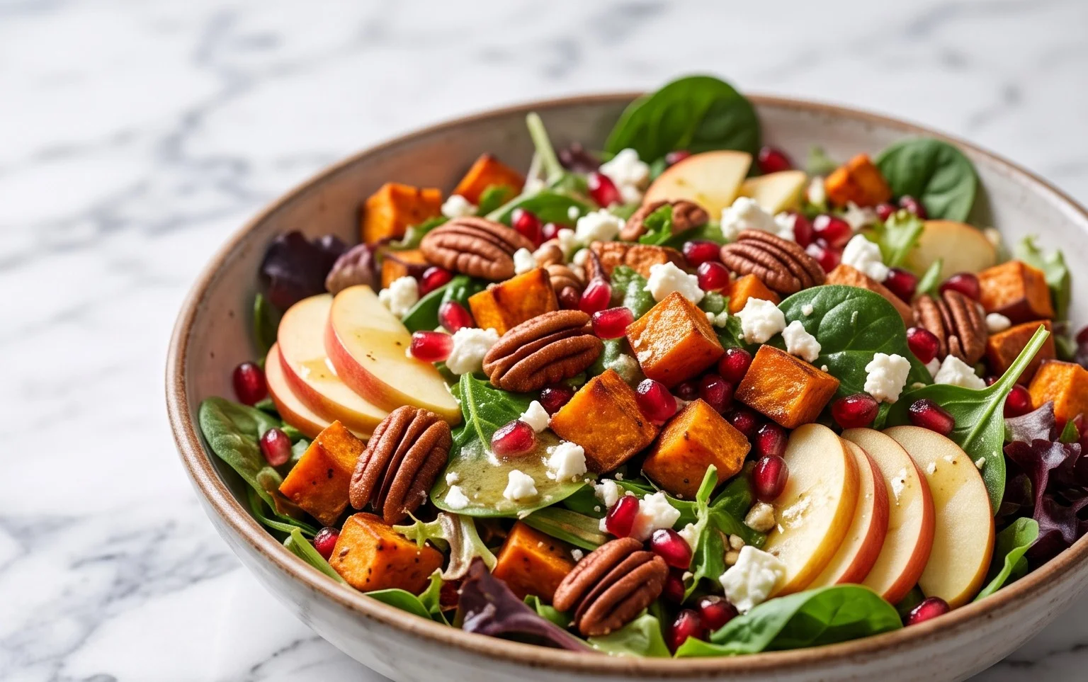 Healthy Fall Harvest Salad – Vibrant & Flavorful